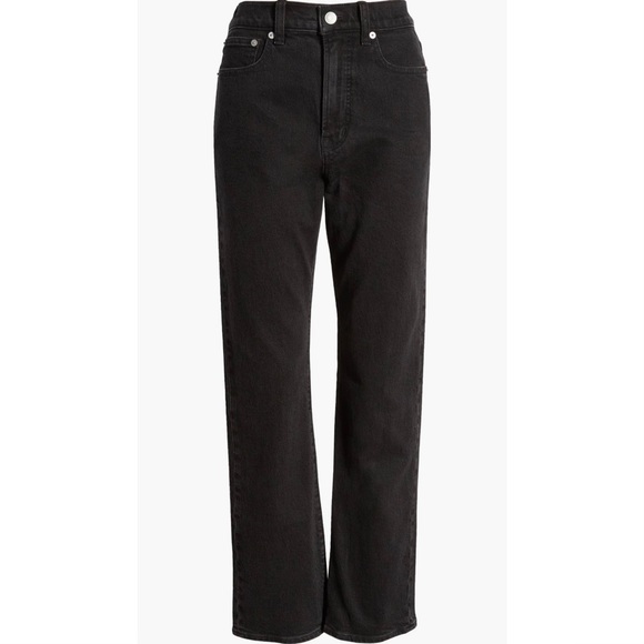 NWOT Madewell women’s 90s straight leg black denim jeans black wash size 27 - Picture 5 of 15